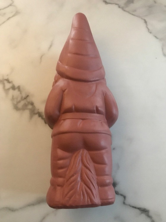 Image 1 of Gnomo de jardín de terracota, 38 cm
