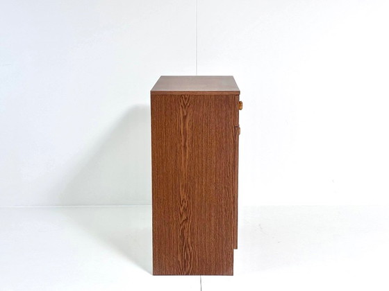Comò Vintage, Effetto Legno Marrone con 2 Cassetti, Armadi contenitori (foto 5 di 15)