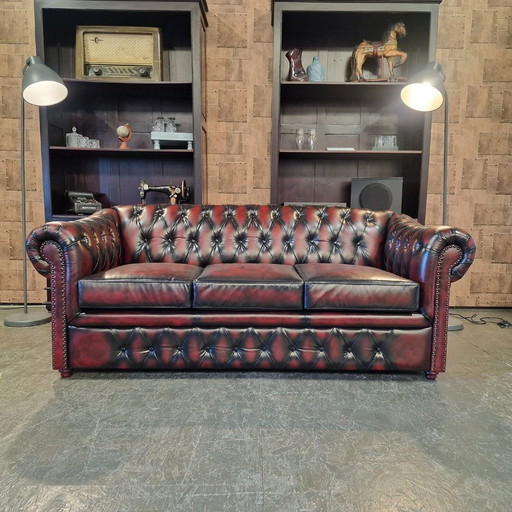Chesterfield Melbourne 3-seater - Antique Red SA