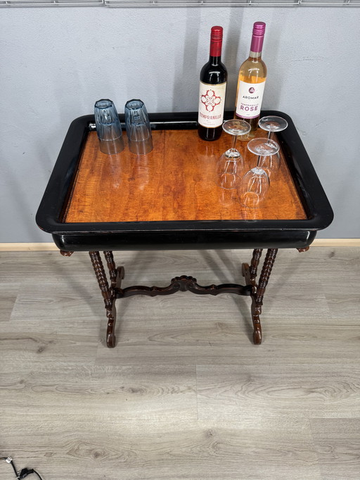 Table à thé ou à plateau ancienne - vers 1850-1900
