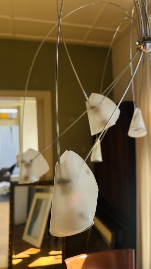 Solzi Luce Lampada a sospensione Maurizio Ferrari – hanglampen, Glass, Metal (photo 2 of 5)