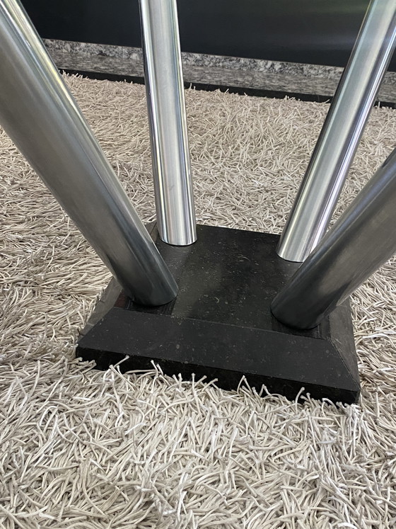 Image 1 of Italian glass design dining table