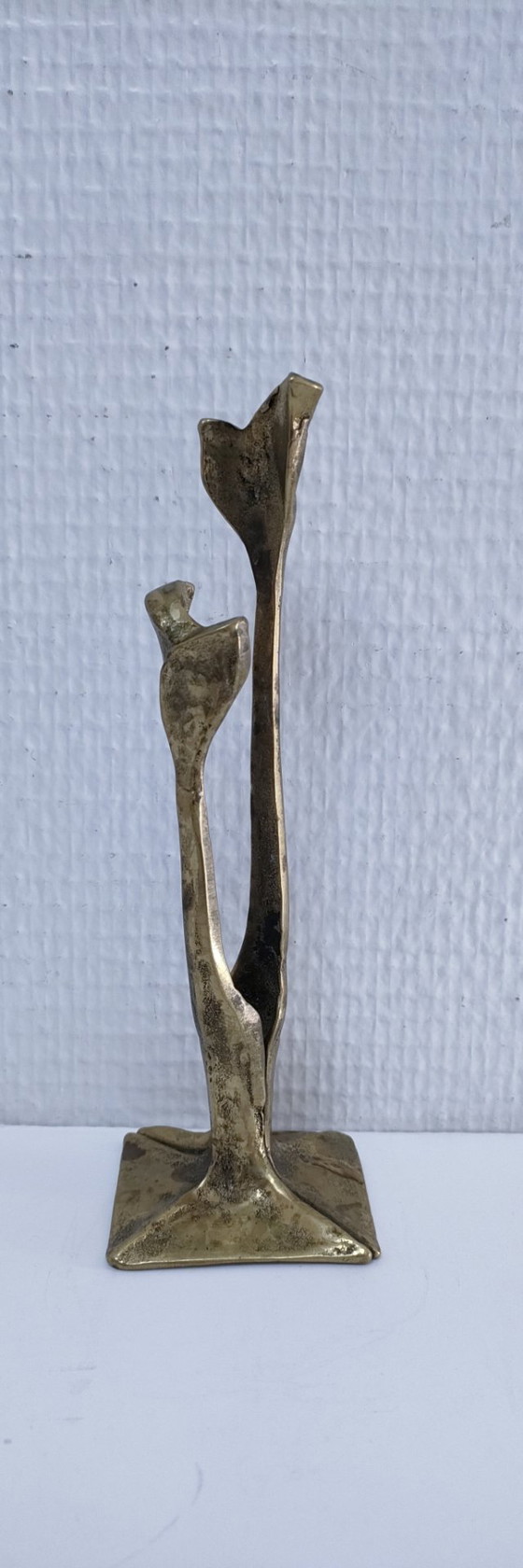 Image 1 of Stifthalter aus Bronze mit Blätterdekor