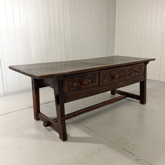 Image 1 of Brutalist Antique Spanish Coffee Table
