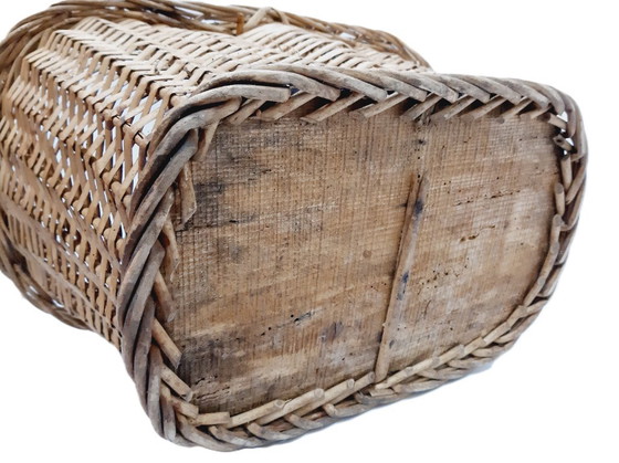 Image 1 of panier de pique-nique vintage en osier