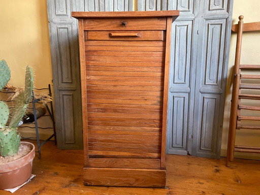 Mobile con serranda avvolgibile Mobile archivio Mobile musicale Art Deco 1930