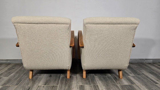 Image 1 of Poltrone Lounge di Jindrich Halabala, set da 2