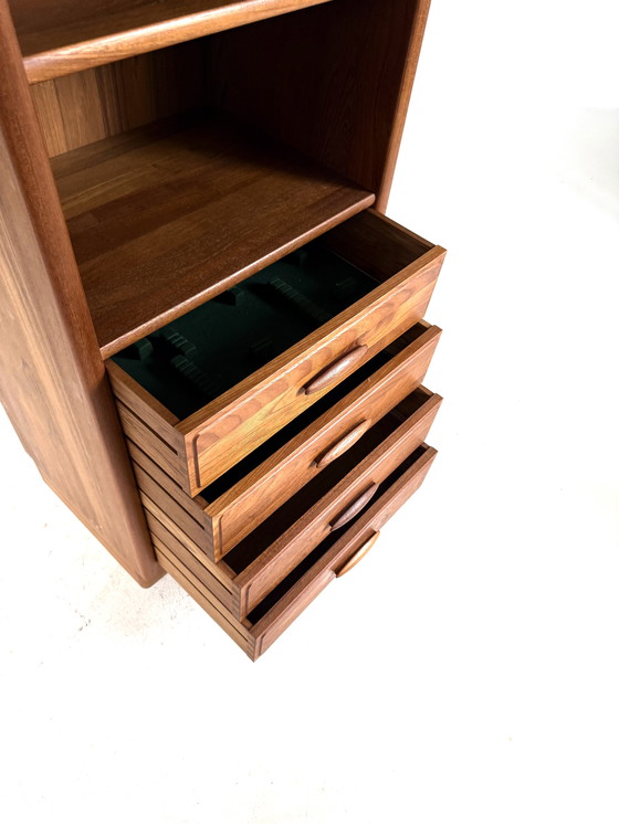 Image 1 of Bibliothèque vintage en teck, Dyrlund '70