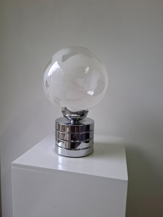 Image 1 of 1 lampe de table Space Age en verre de Murano