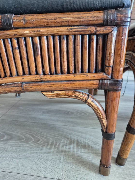 Image 1 of Vintage Bamboe Dining Chairs