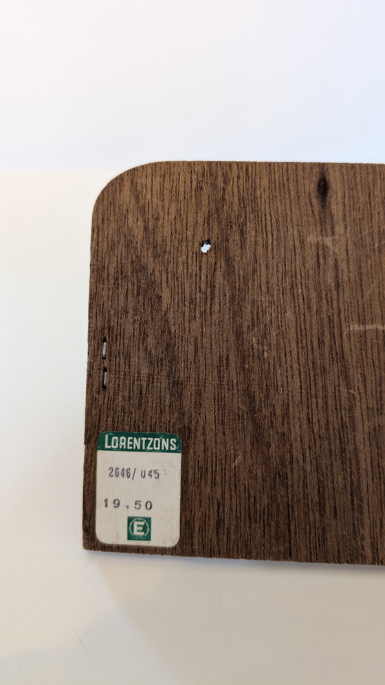 Image 1 of Pair of teak and plexiglass bedside wall lamps - Sweden 1970's