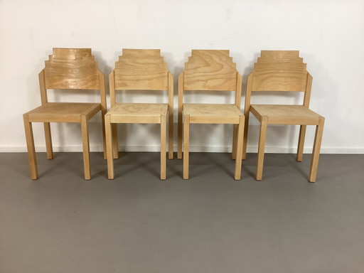 4 Vintage Thonet Very Special Stühle 1991