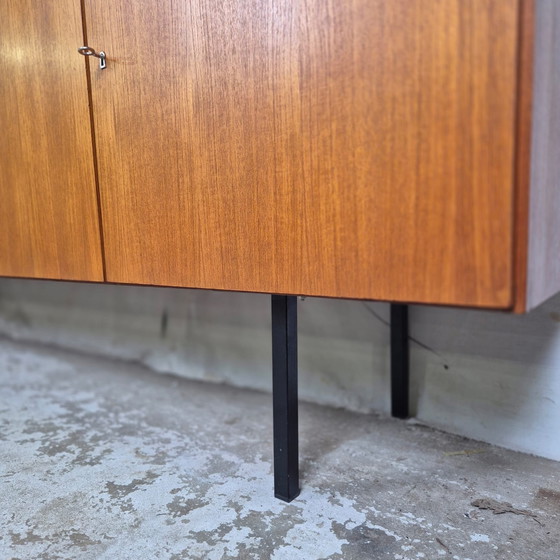 Image 1 of Vintage Jaren 60 Deens Sideboard, Wandmeubel Dressoir Teak