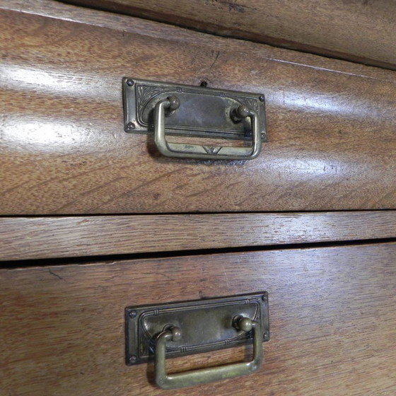 Image 1 of Ladekast Met 5 Laden en 1 Klep, Chiffoniere, Eind 19e Eeuw