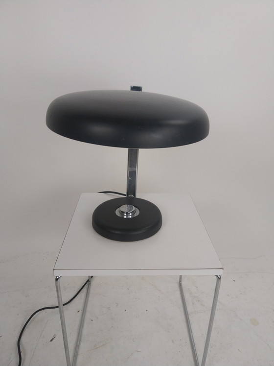1 X Hillebrand Oslo 7004 Lámpara de mesa 1960s – Lámparas de mesa, Metal, Chrome, Vintage (photo 2 of 9)
