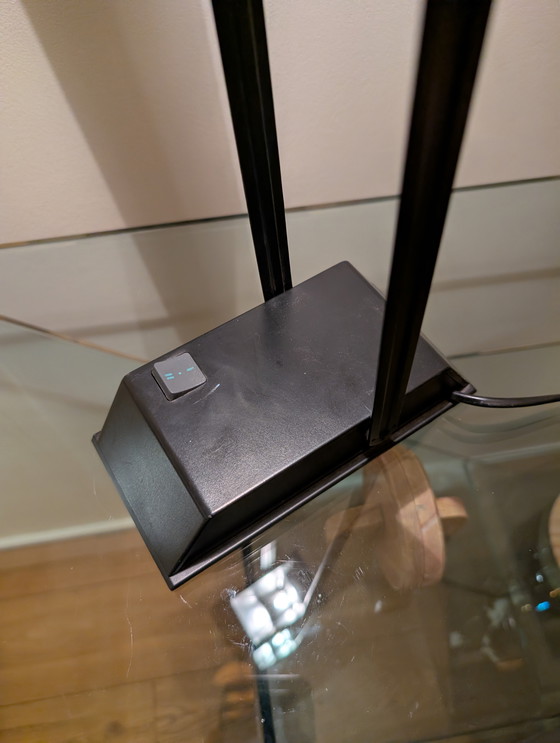 Image 1 of Lampe Osram Halostar vintage années 90 noire