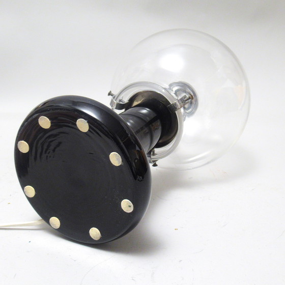 Image 1 of Space Age Lampe Fällander Glas 60er Jahre