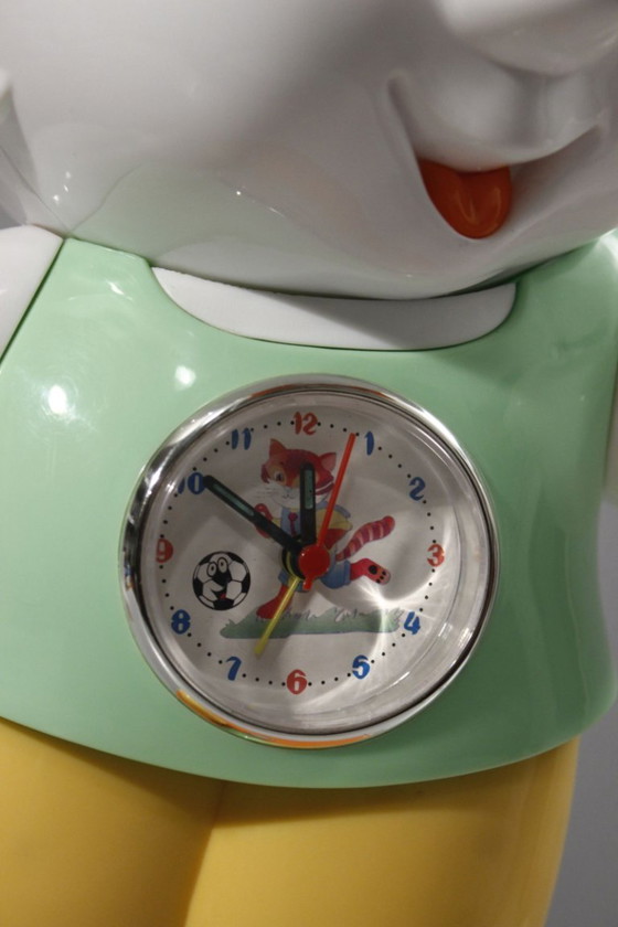 Image 1 of Vintage children's lamp and clock combo with balloon, Pop Art design, 1990s, Post-modern