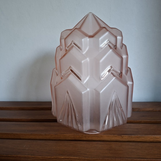 Image 1 of Art Deco ceiling lamp, large size. 1920s.