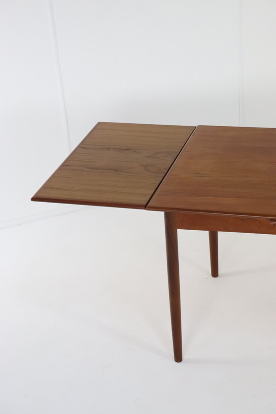 Image 1 of Danish Extendable Rectangular Dining Table 'Nymark' Vintage