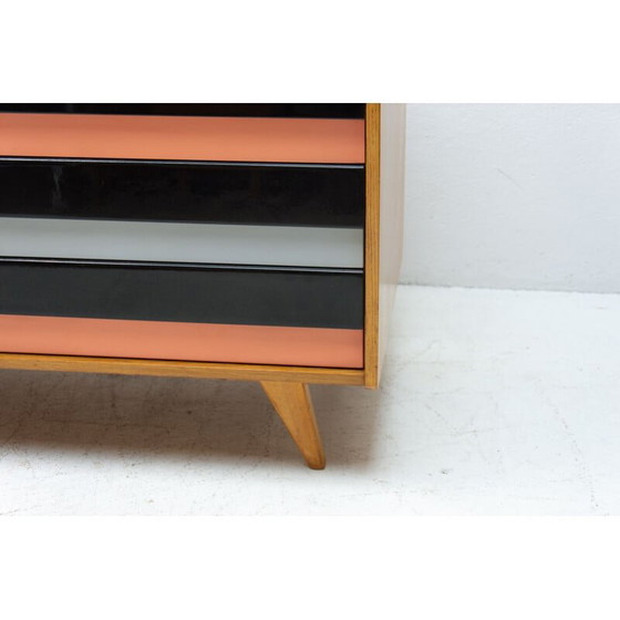 Image 1 of Vintage beechwood sideboard, modernist U-460 by Jiří Jiroutek, Czechoslovakia 1958