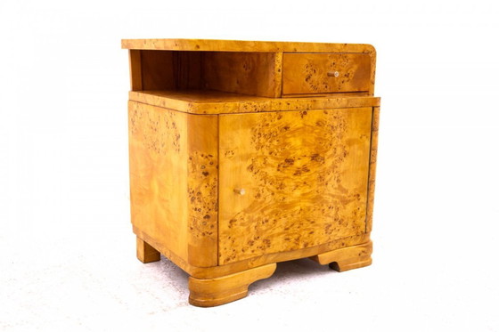 Image 1 of Pareja de mesillas de noche, Polonia, hacia 1940.