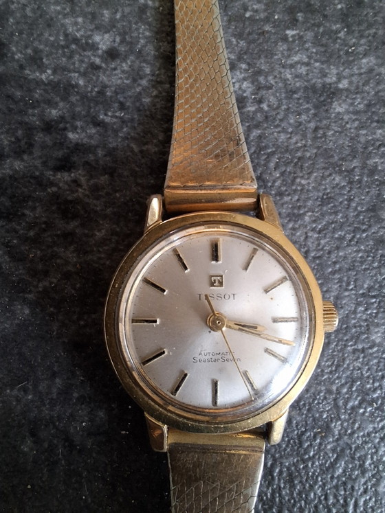 Montre Tissot Seastar vintage plaquée or pour femme – Décoration, Gold, Metal (photo 6 of 8)