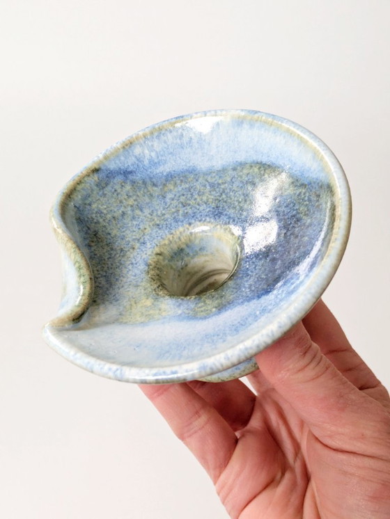 Image 1 of Een paar handgemaakte kandelaars van Duits studiokeramiek uit het midden van de 20e eeuw, Till Sudeck, jaren 60.