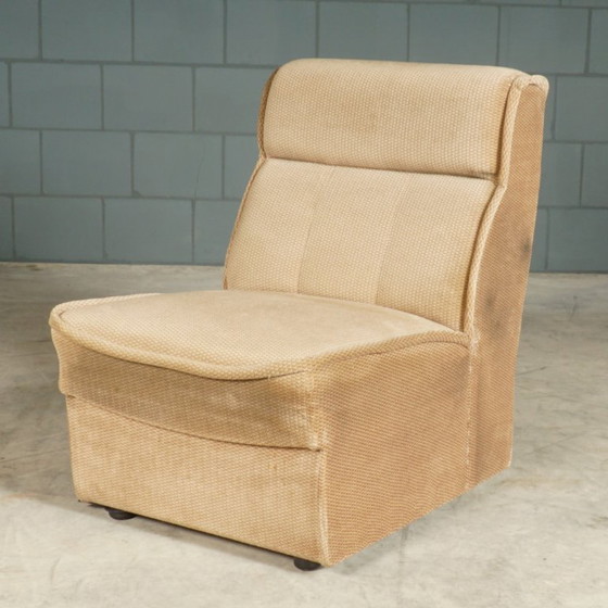 Canapé d'angle modulaire en tissu style années 60 – Canapés modulables, Textile (photo 10 of 15)