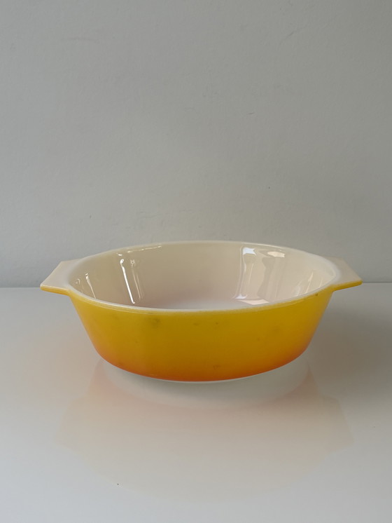 Image 1 of Vintage late 50's / early 60's Blendo serving bowl, West Virginia Glass Company