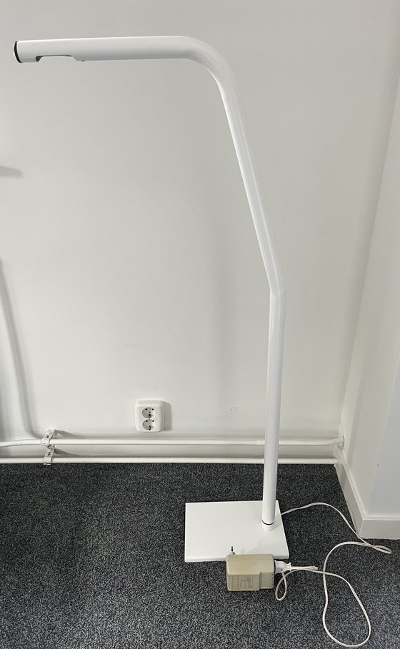 Image 1 of Horn Denmark 884 weiße Röhrenlampe/Stehlampe