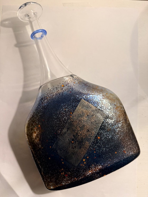 Image 1 of Jarrón "Satélite" Kosta Boda firmado por Bertil Vallien - Bronce oscuro grande (Modelo 89253)