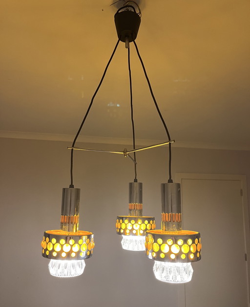 Hanglamp spage age jaren 70