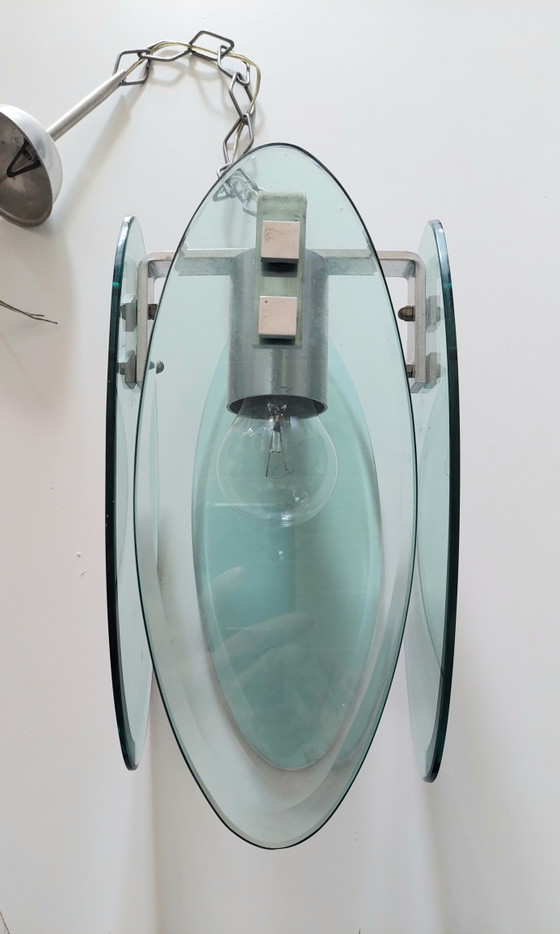 Image 1 of Suspension italienne Fontana Arte des années 1970