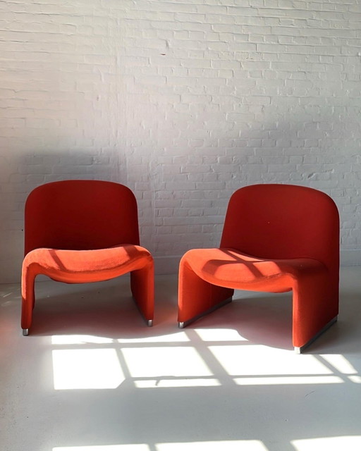 Artifort Alky Stühle Rot 2x