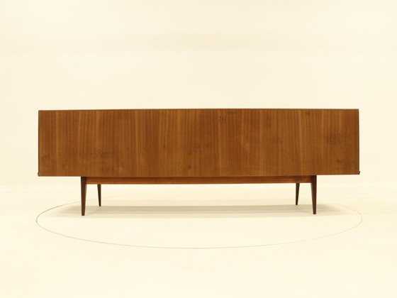 Image 1 of Grande credenza in palissandro con ante a tamburo di Oswald Vermaercke per V-Form, Belgio, anni '60