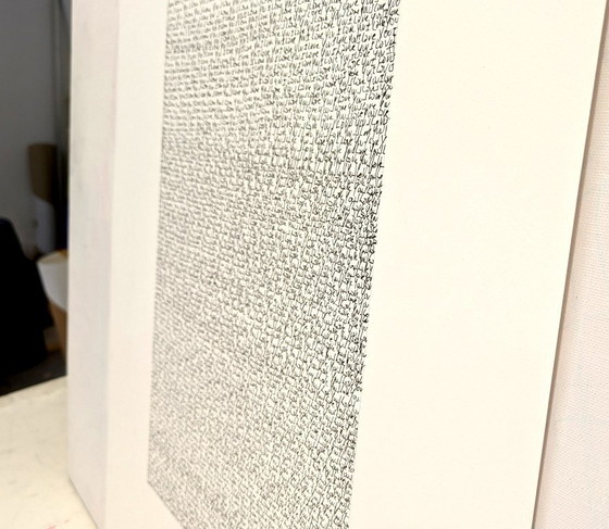 Image 1 of Tehos - original ink drawing on paper - 1211 times I love you - 2026