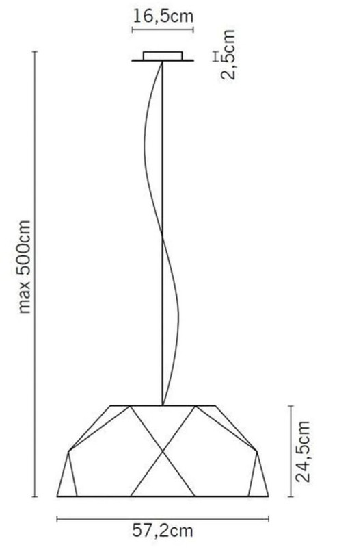Lampada a sospensione Fabbian Crio D81 A01