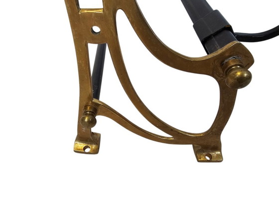 Image 1 of Hollywood Regency style coat rack - copper - brass - 3rd quarter 20th century