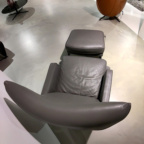 Image 1 of Natuzzi Clemmie Sessel mit Hocker