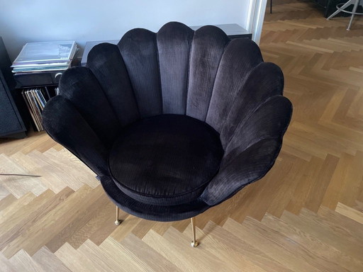 Eichholtz designer armchair Trapezium black