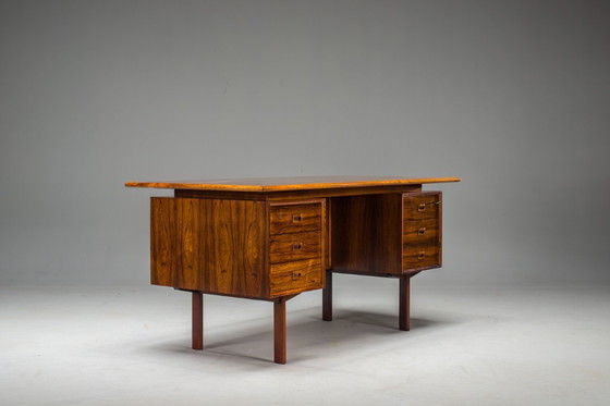 Image 1 of Mid Century Freistehender Schreibtisch, 1960er Jahre