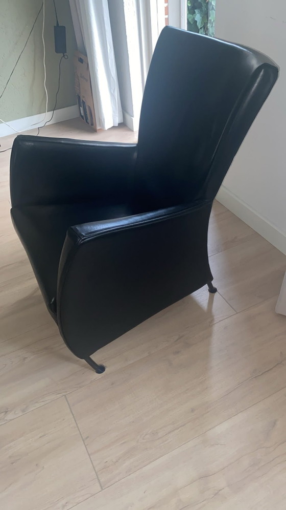 Montis Windy Fauteuil - Zwart Glad Leer – Leather (photo 4 of 5)