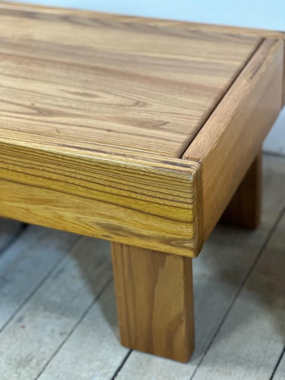 Image 1 of Comodini / tavolini (coppia) Maison REGAIN in olmo massello anni '80