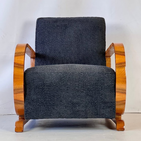 Image 1 of Paar Art-Déco-Sessel von Heal & Son, London, 1930er Jahre