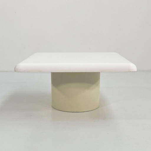 White Ara Coffee Table by Vico Magistretti for Artemide, 1960s