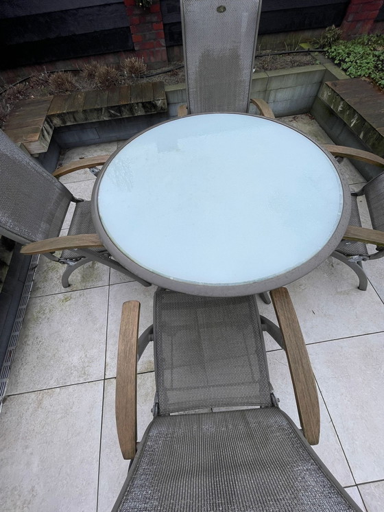 Image 1 of Conjunto de jardín mesa 4 sillas