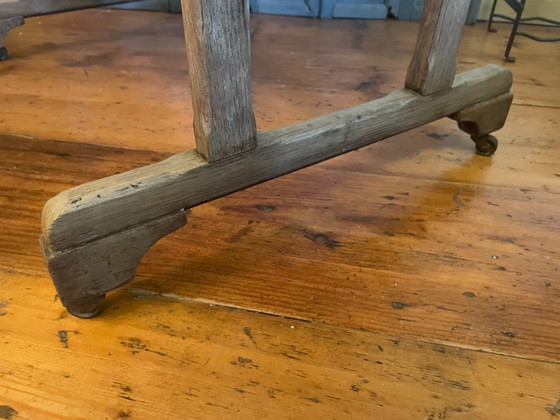 Image 1 of Bistro Table Garden Table Oak French