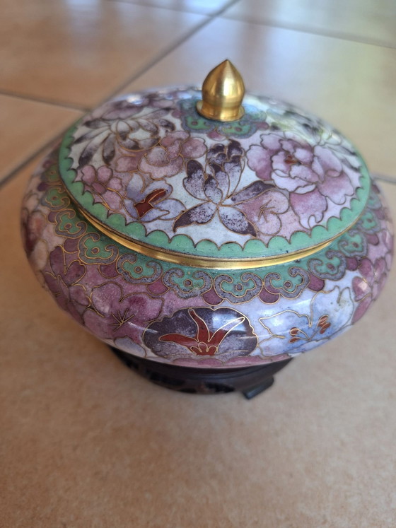 Bols cloisonnés – Métal, Bois (photo 8 of 8)