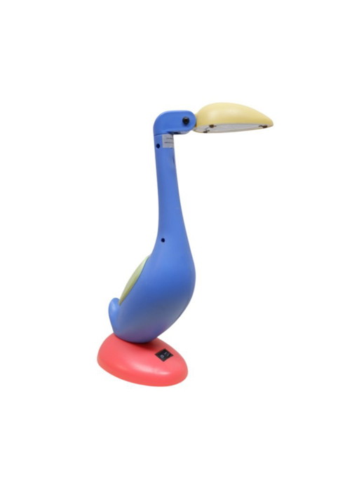 Vintage penguin table lamp, 80s